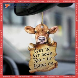 Cow Lover Custom-shaped Christmas Acrylic Ornament