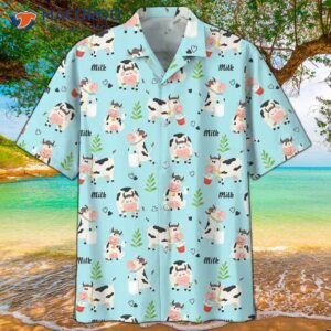Cow Print Hawaiian Shirts