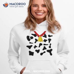 Cow Print Pattern Animal Halloween Costume Idea Tshirt 2 cow print pattern animal halloween costume idea tshirt hoodie 1