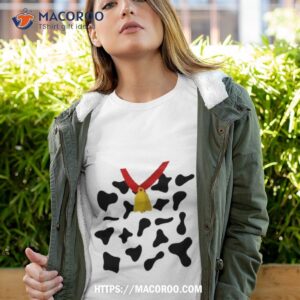 Cow Print Pattern Animal Halloween Costume Idea Tshirt