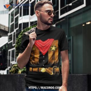 cowboy costume boys cowgirl girls halloween toddler kids shirt halloween gift tshirt