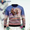 Cowboy Santa Claus Ugly Christmas Sweater