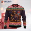 Cowboy-season Ugly Christmas Sweater