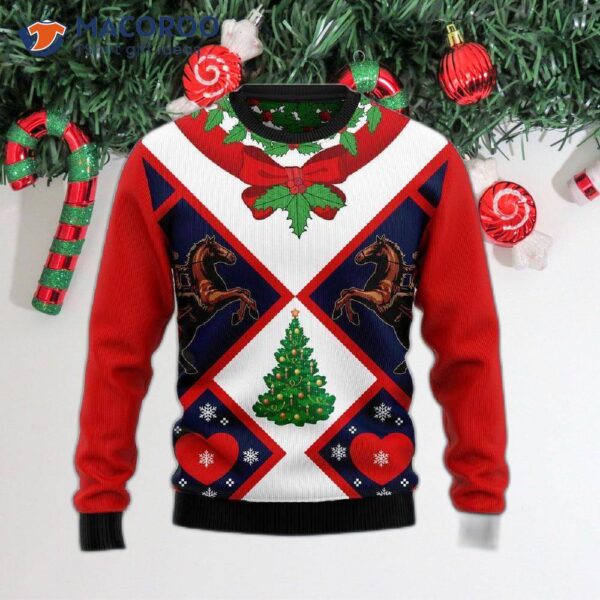 Cowboy-style Ugly Christmas Sweater