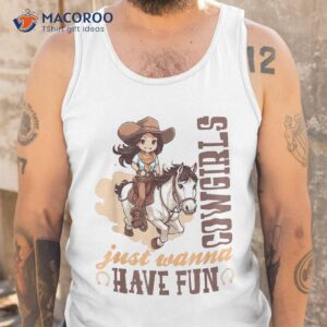 cowgirls just wanna have fun rodeo girl toddler cowgirl shirt tank top