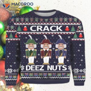 Crack These Nuts Nutcracker Ugly Christmas Sweater