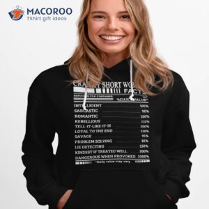 cranky short woman facts shirt hoodie 1