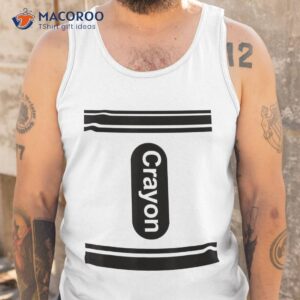 crayon box matching halloween costume couple friend group shirt tank top