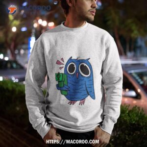 crazy owl gun shirt sweatshirt
