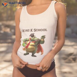 crocodiles king k school shirt tank top 1