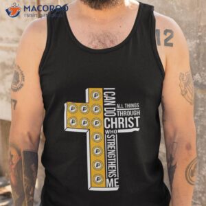 cross indiana pacers i can do christ who strengthens me all things through shirt tank top
