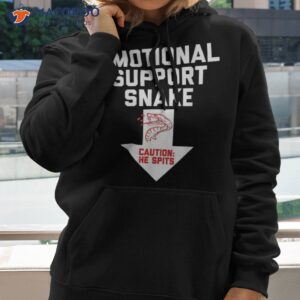 crude humor inappropriate emotional support snake halloween shirt hoodie 2