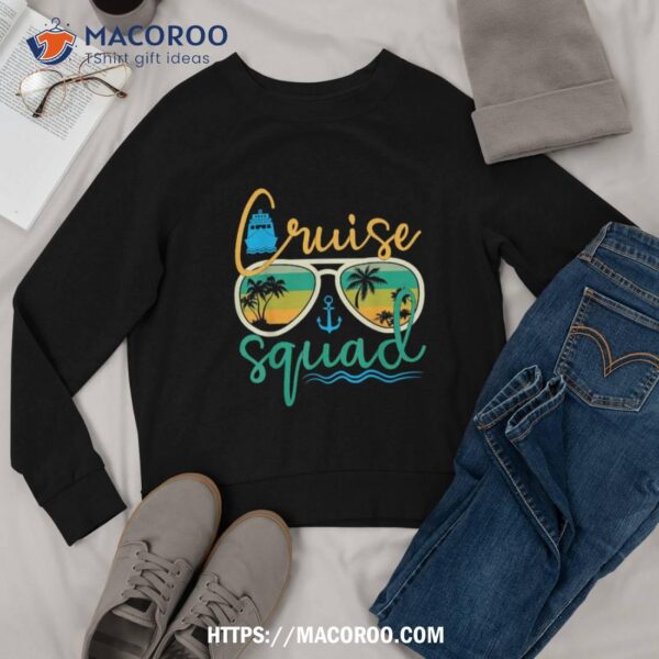 Cruise Squad 2023 Family Vacation Beach Matching Groupe Shirt