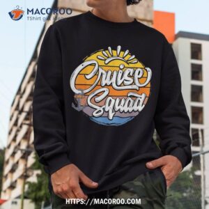 cruise squad for family vacation group matching with anchor shirt sweatshirt