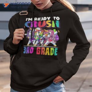 Crush 3rd Grade Dabbing Unicorn Back To School Backpack Girl Shirt