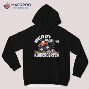 crush kindergarten monster truck back to school student boy shirt hoodie
