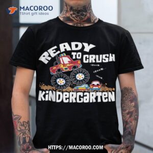 crush kindergarten monster truck back to school student boy shirt tshirt
