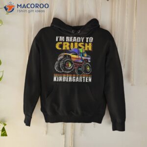 crush kindergarten monster truck backpack back to school boy shirt hoodie