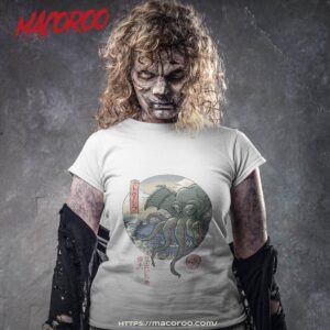 cthulhu ukiyo e shirt tshirt 4