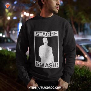 cubs stache smash shirt sweatshirt