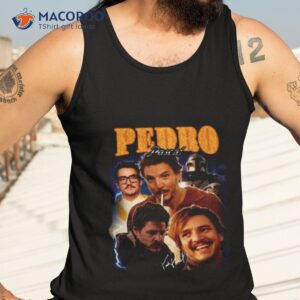 cursed yellow design pedro pascal shirt tank top 3
