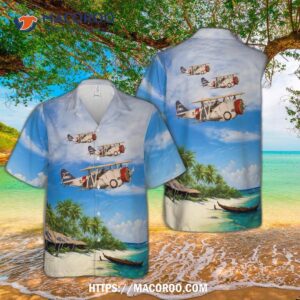 Curtiss Bf2c Goshawk Hawaiian Shirt