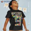 Cute 9th Birthday Gift 9 Years Old Block Building Boys Kids Shirt