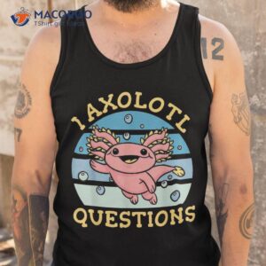 cute axolotl alotl joke retro vintage funny shirt tank top