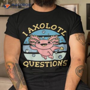 Cute Axolotl Alotl Joke Retro Vintage Funny Shirt