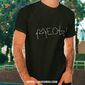 Cute Cat Shirt Meow Lover