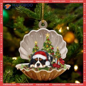 Cute Cavalier King Charles Spaniel Sleeping Custom-shaped Christmas Acrylic Ornament