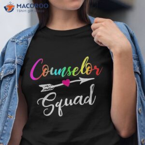 cute counselor squad teacher student happy back to school shirt tshirt