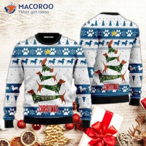 Cute Dachshunds Ugly Christmas Sweater