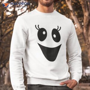 cute female ghost face outfit for halloween costumes shirt sweatshirt