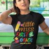 Cute Girl Little Miss First Grade Shirt Back To School Funny