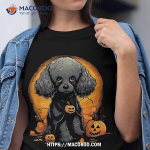 cute poodle halloween standard dog lovers boys girls shirt best halloween gifts tshirt