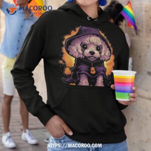cute poodle halloween standard dog lovers boys girls shirt halloween gift shop hoodie