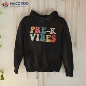 cute pre k vibes back to school teacher students gift shirt hoodie