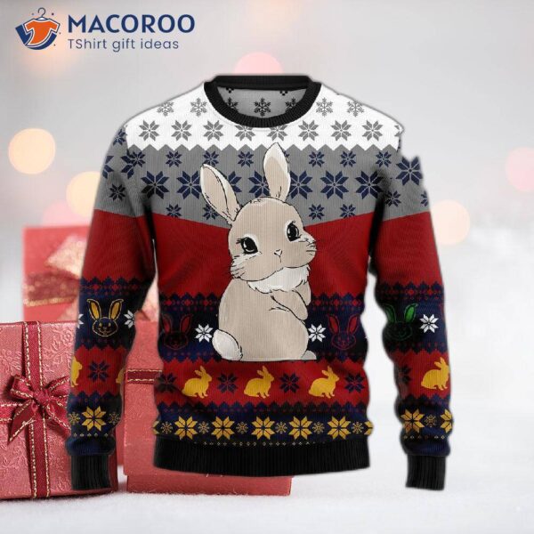 Cute Rabbit Ugly Christmas Sweater