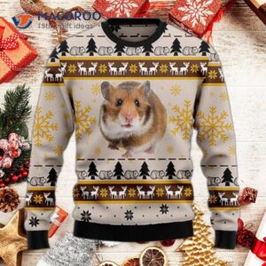 “cute Ugly Hamster Christmas Sweater”