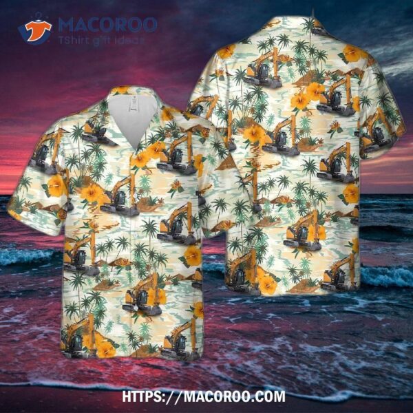 Cx145d Case Excavator Hawaiian Shirt