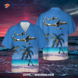 Czech Air Force Casa C-295mw Hawaiian Shirt