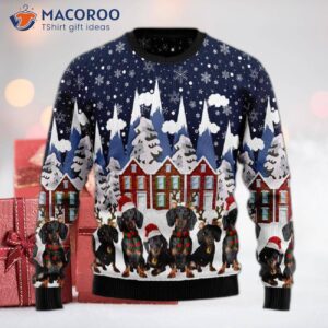 Dachshund Family Ugly Christmas Sweater