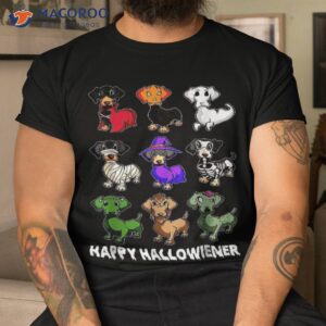 Dachshund Happy Halloweiner Funny Halloween Dogs Lover Shirt