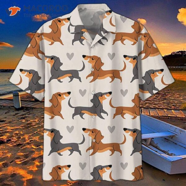 Dachshund-printed Colorful Amazing Hawaiian Shirts