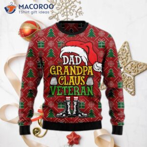 Dad And Grandpa Claus’ Ugly Christmas Sweater