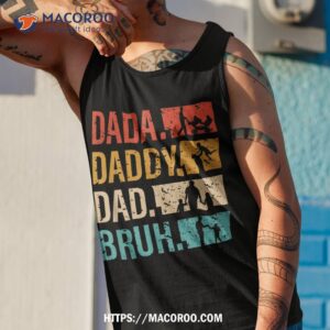 dada daddy dad bruh vintage happy funny amazing fathers day shirt tank top 1