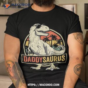daddysaurus shirt fathers day gift t rex dad dinosaur tshirt