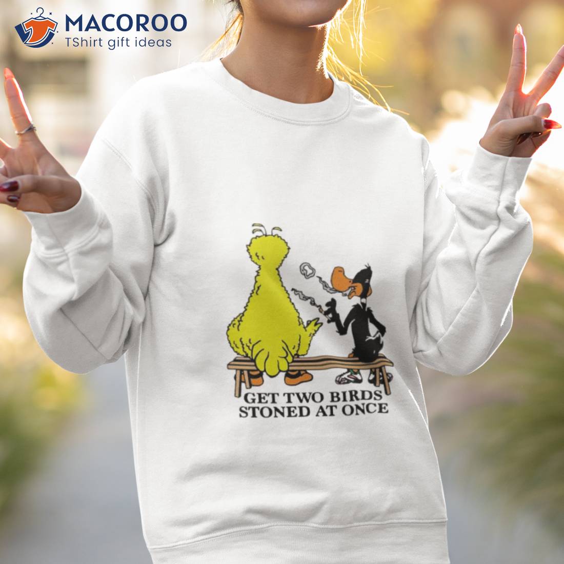 Daffy Duck Get Two Birds Stoned At Once Shirt Daffy Duck Get Two Birds Stoned At Once Shirt