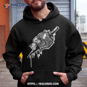 Dagger On Wolf Head Fit For An Autopsy Shirt